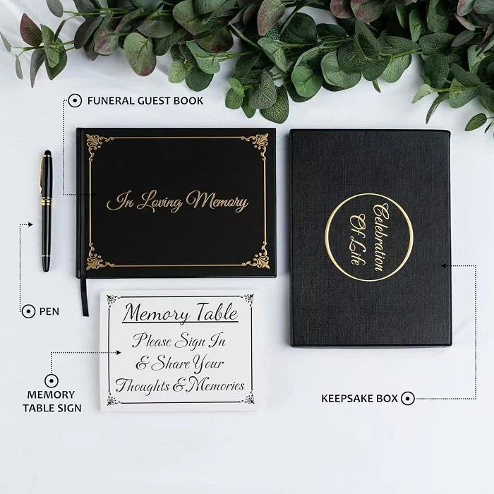 Black Guest Book factory